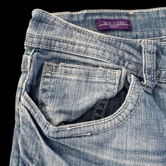 Vigoss New York Boot Jeans Juniors size 9 Bootcut Retro Cabincore Y2K Style - Picture 3 of 13